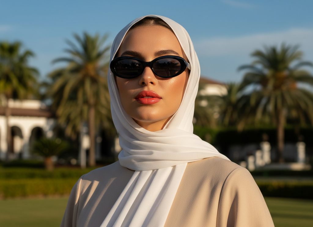 White Serenity Turkish Lawn Hijab – Fresh & Timeless