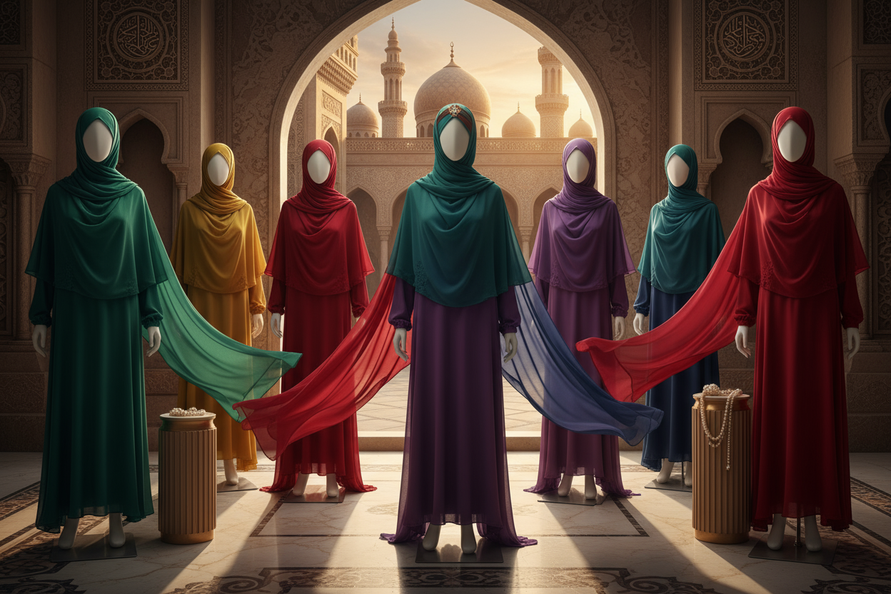 Georgette Chiffon Hijabs – The Essence of Effortless Grace