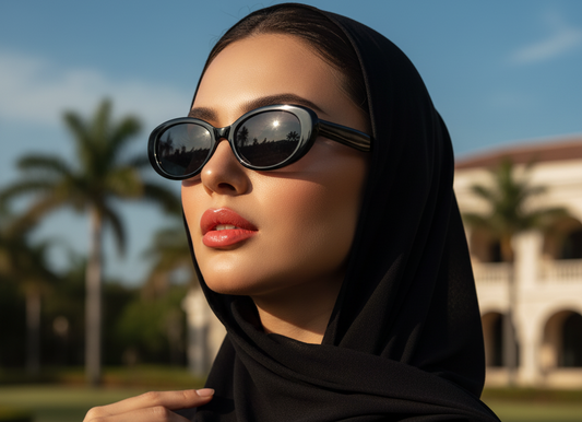 Deep Black Turkish Lawn Hijab – Classic & Comfortable